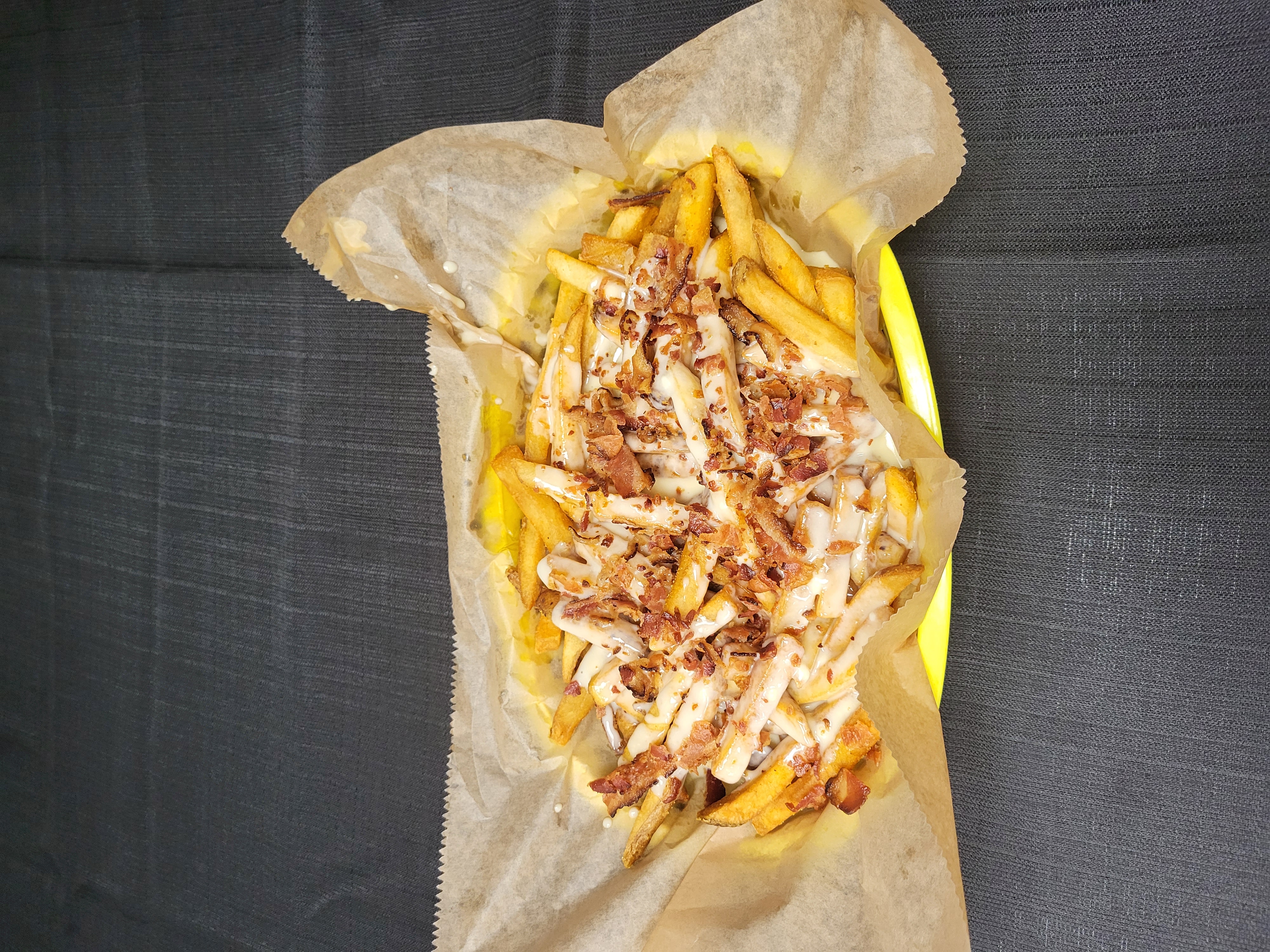 Queso Fries & Bacon Bits*
