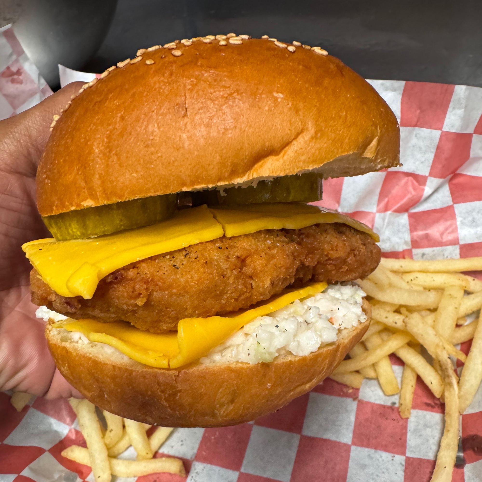 Pickle Chicken Sandwich