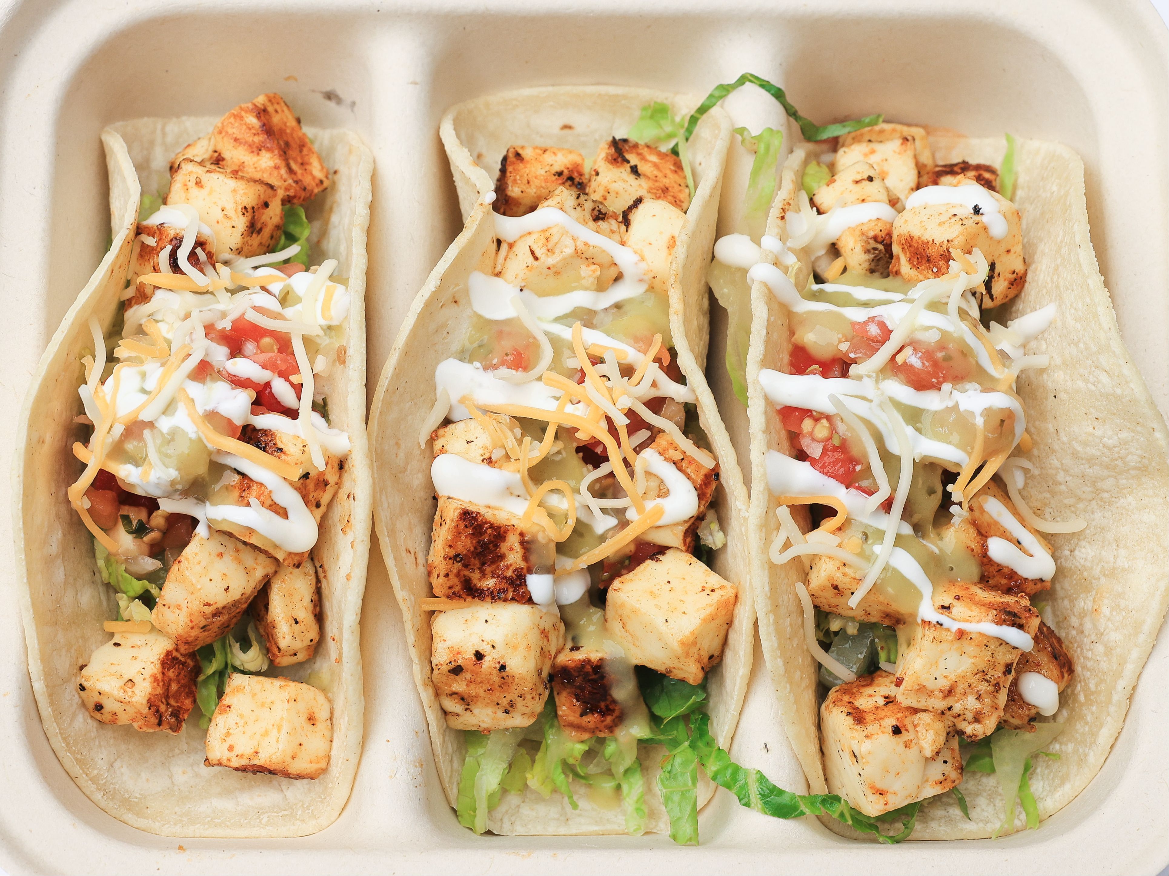 Queso Frito Taco Trio - Crispy Cheese Taco Trio