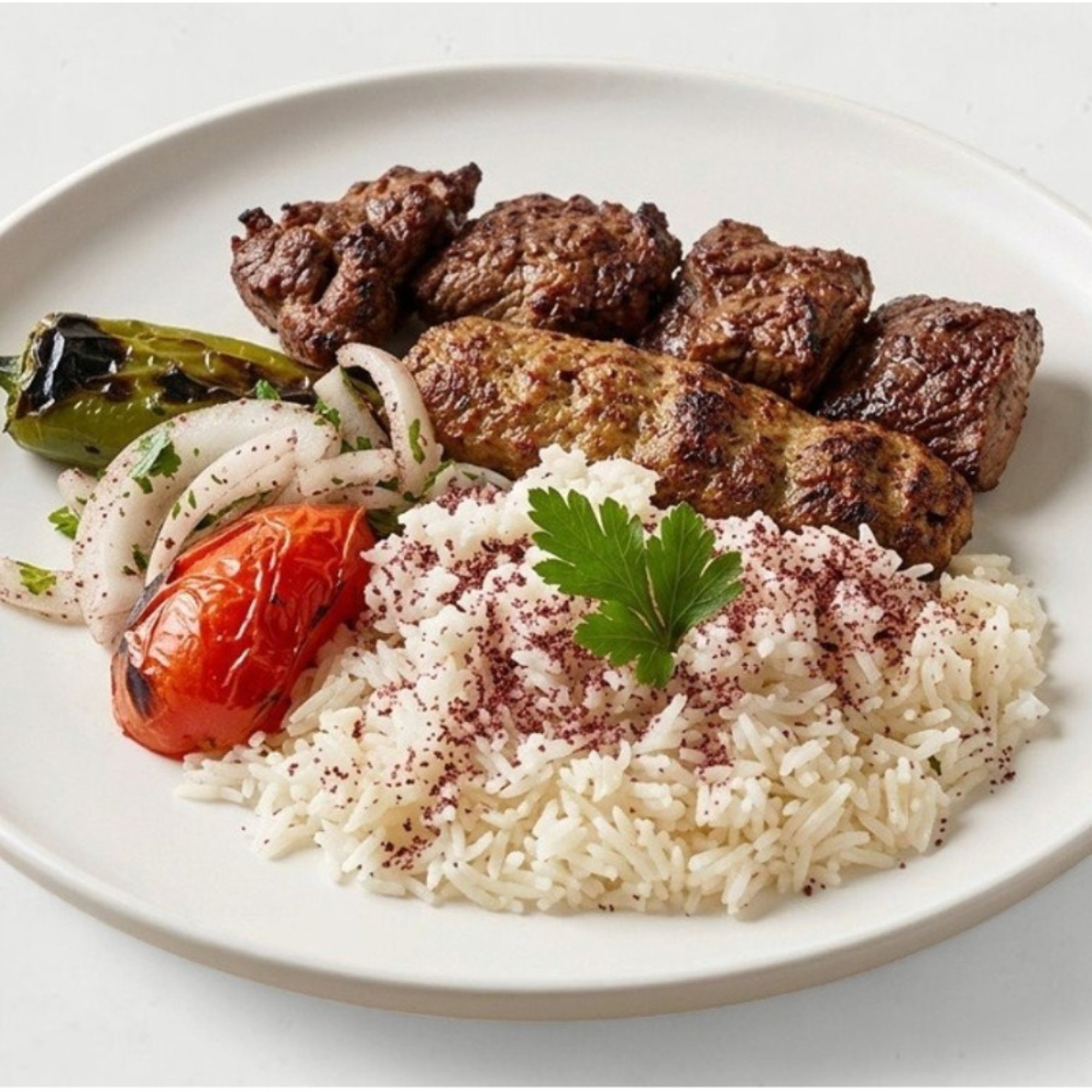 Beef Lule & Steak Kebab