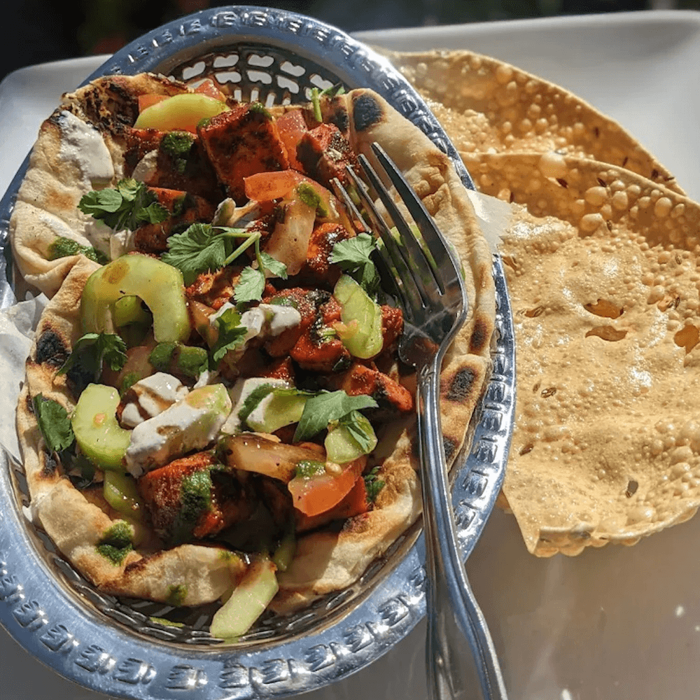 Vegan Samosa Chaat