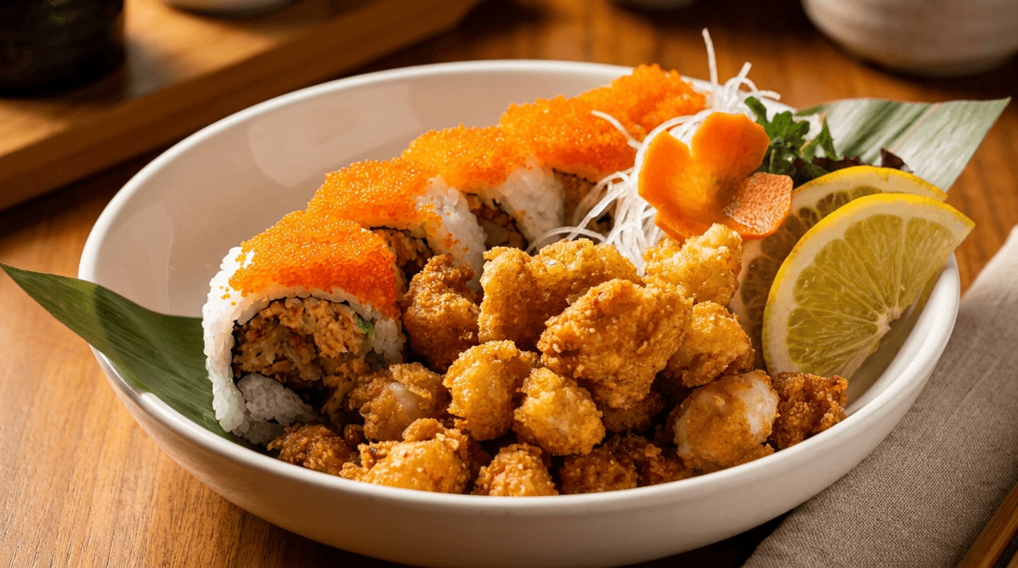 Popcorn Scallop Roll