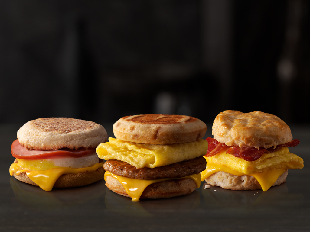 McDonald's All Day Breakfast Sandwiches