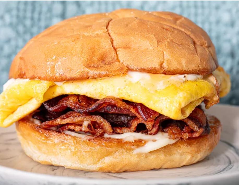Bacon Omelette Sandwich