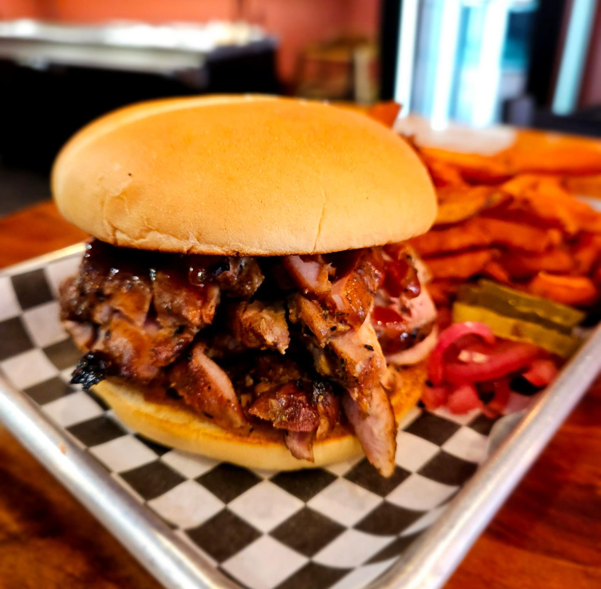 Chopped Chicken Sammich