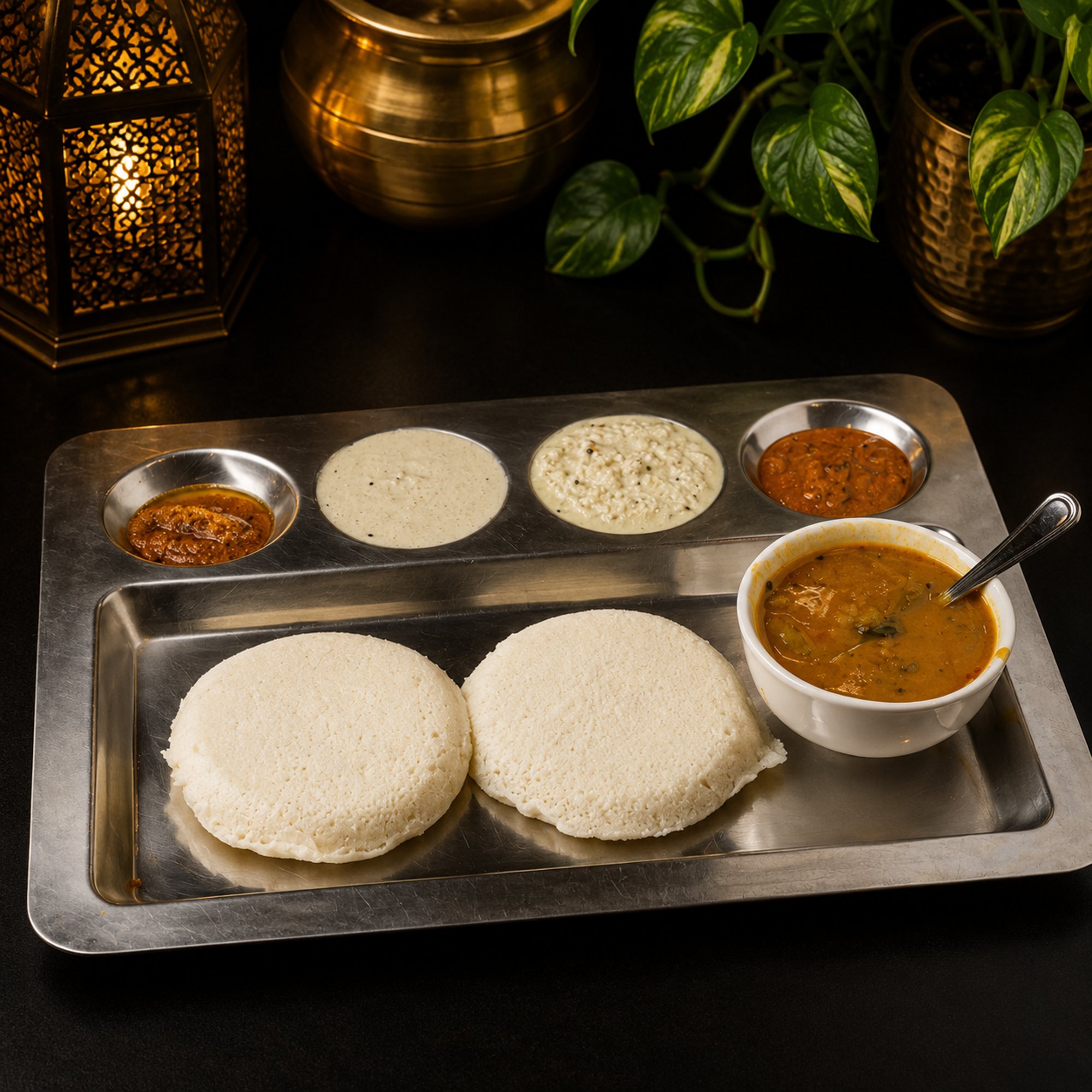 Thatte Plain Idli (2 pcs)