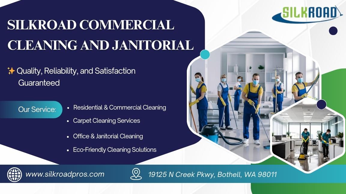 SILKROAD COMMERCIAL CLEANING AND JANITORIAL Logo