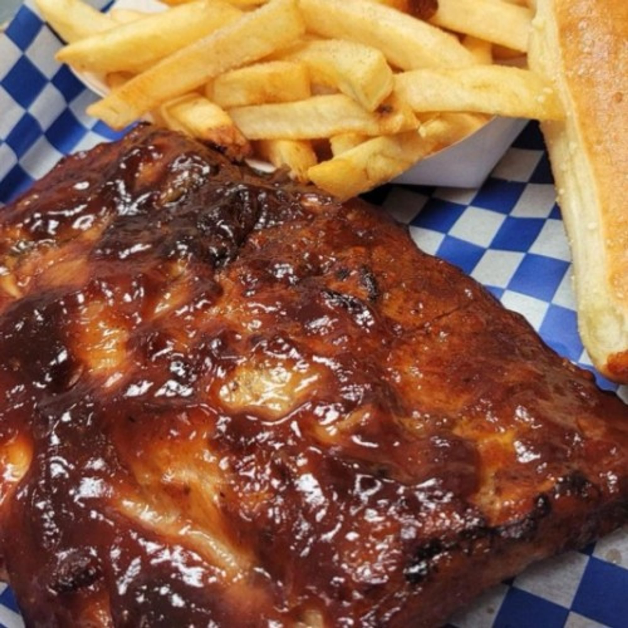 Half Rack of Baby Back Ribs Combo Meal