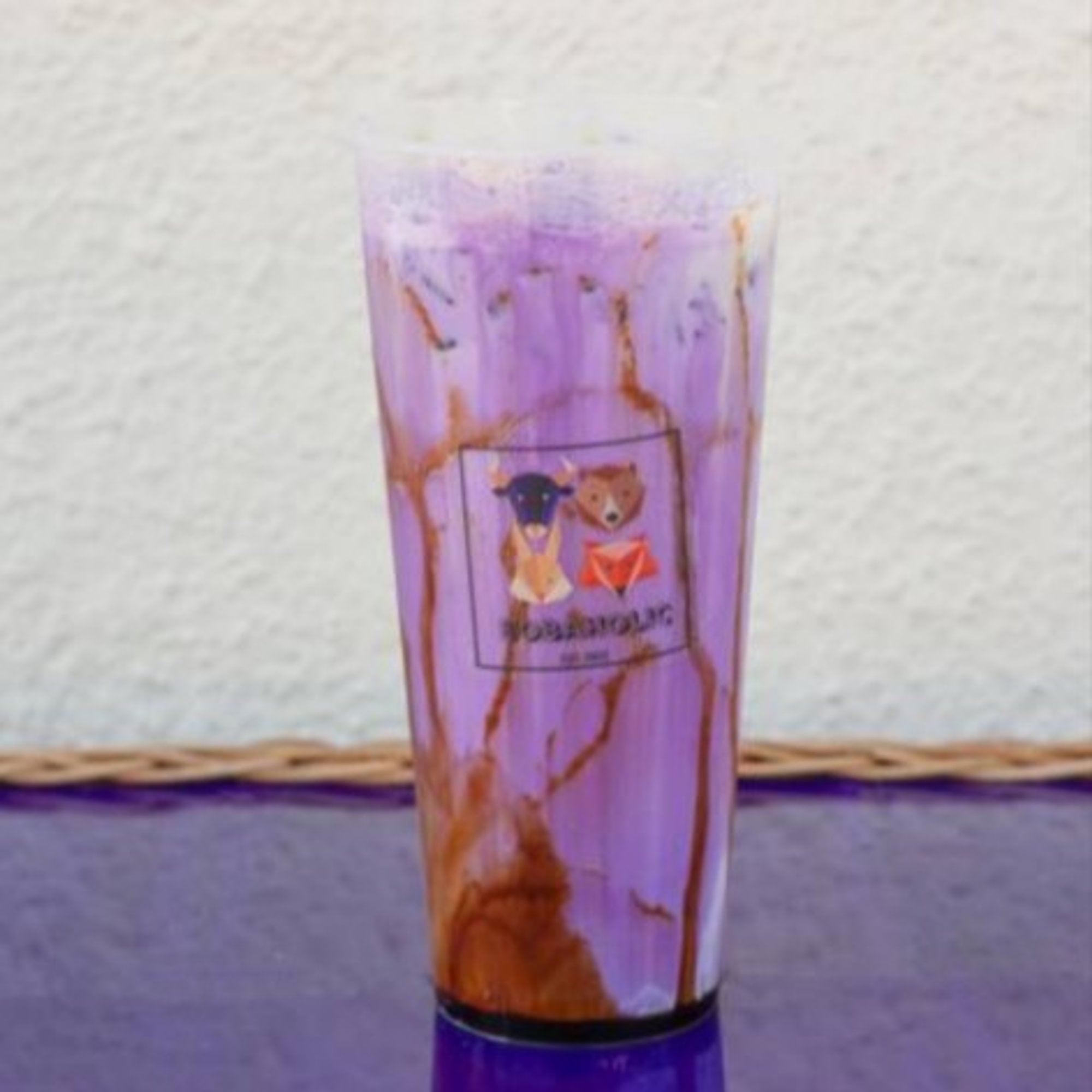 No. 6 Ube Brown Sugar Milk Tea (24 oz)
