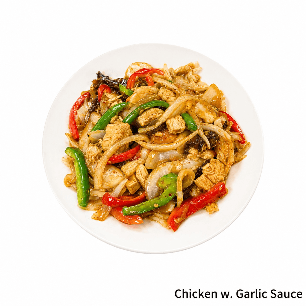 Chicken with Garlic Sauce