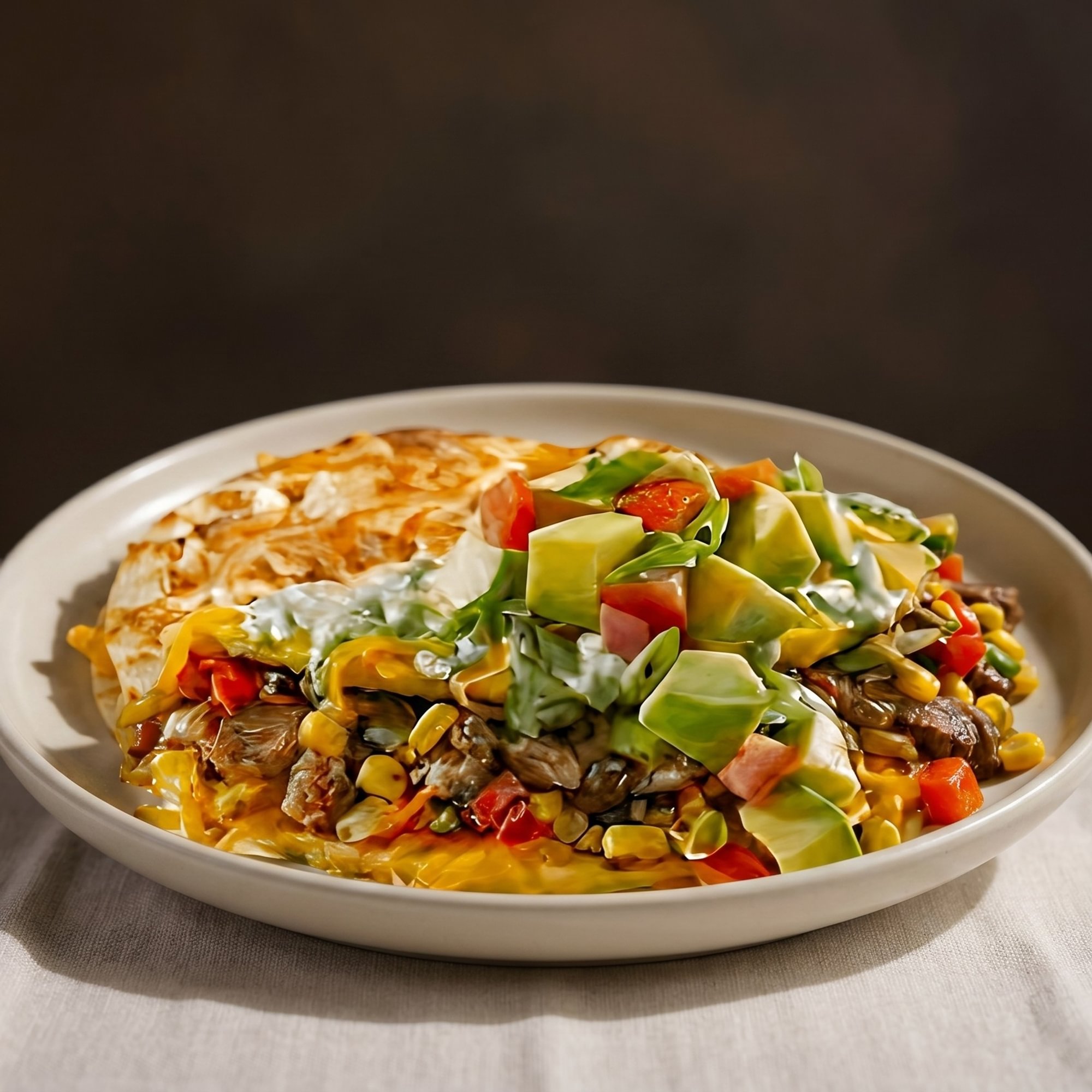 Southwest Avocado Omelette
