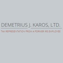 Demetrius J. Karos, Ltd. Logo