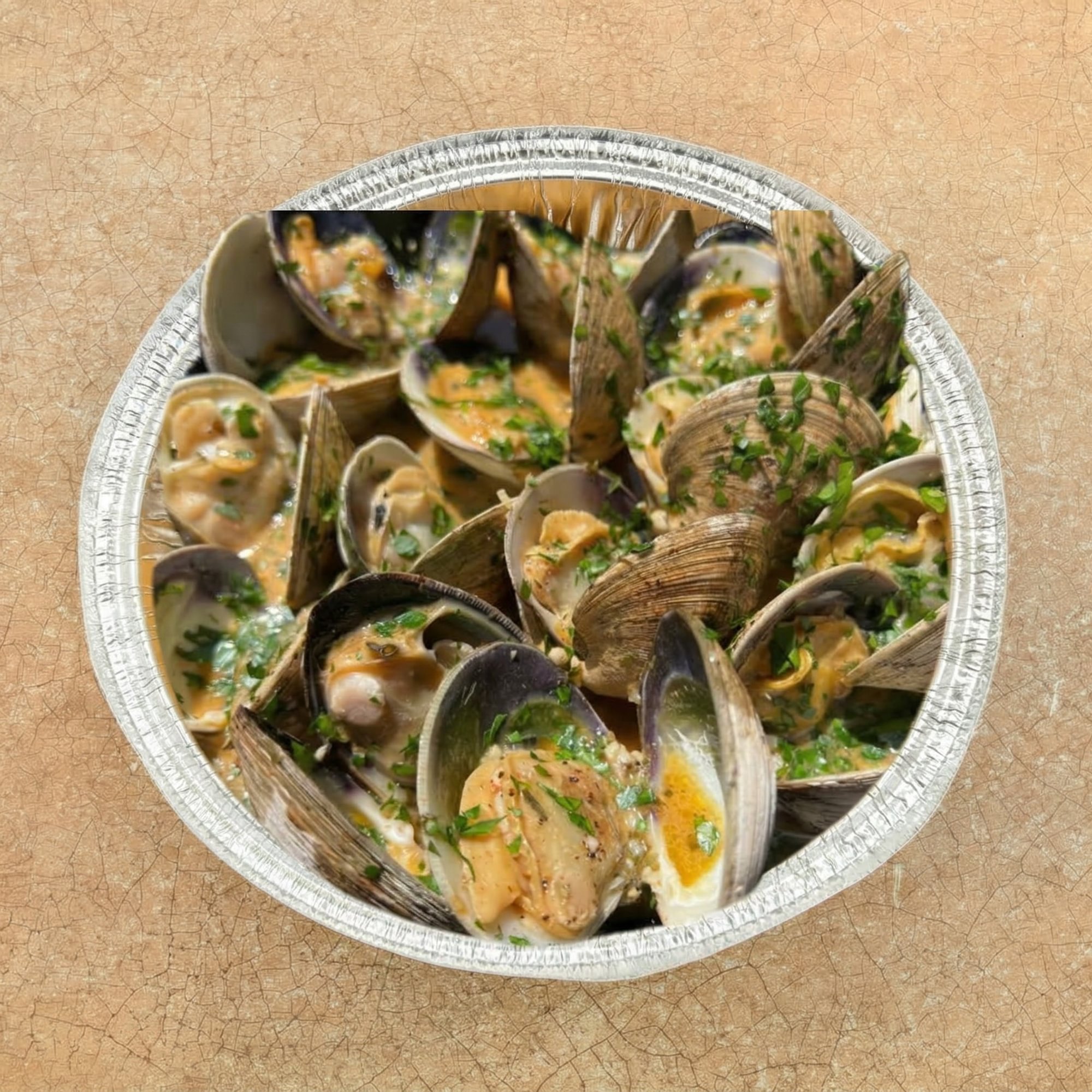 Clams in Garlic & Cilantro