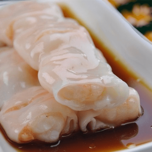 Steamed Flat Noodle with Shrimp (3)