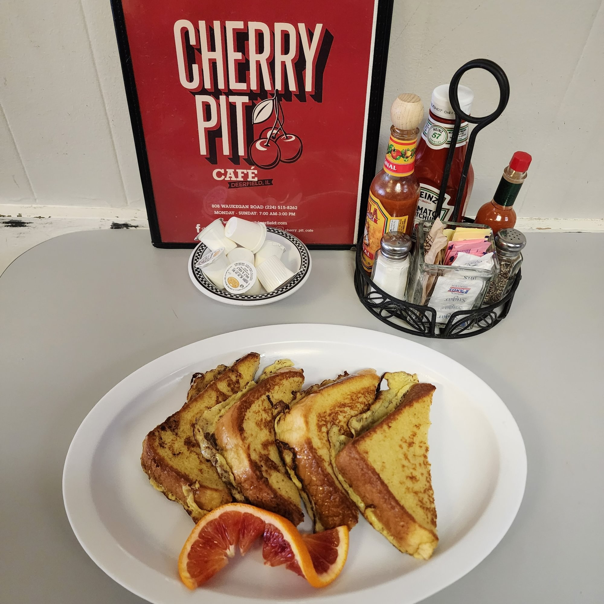 Cherry Pit French Toast