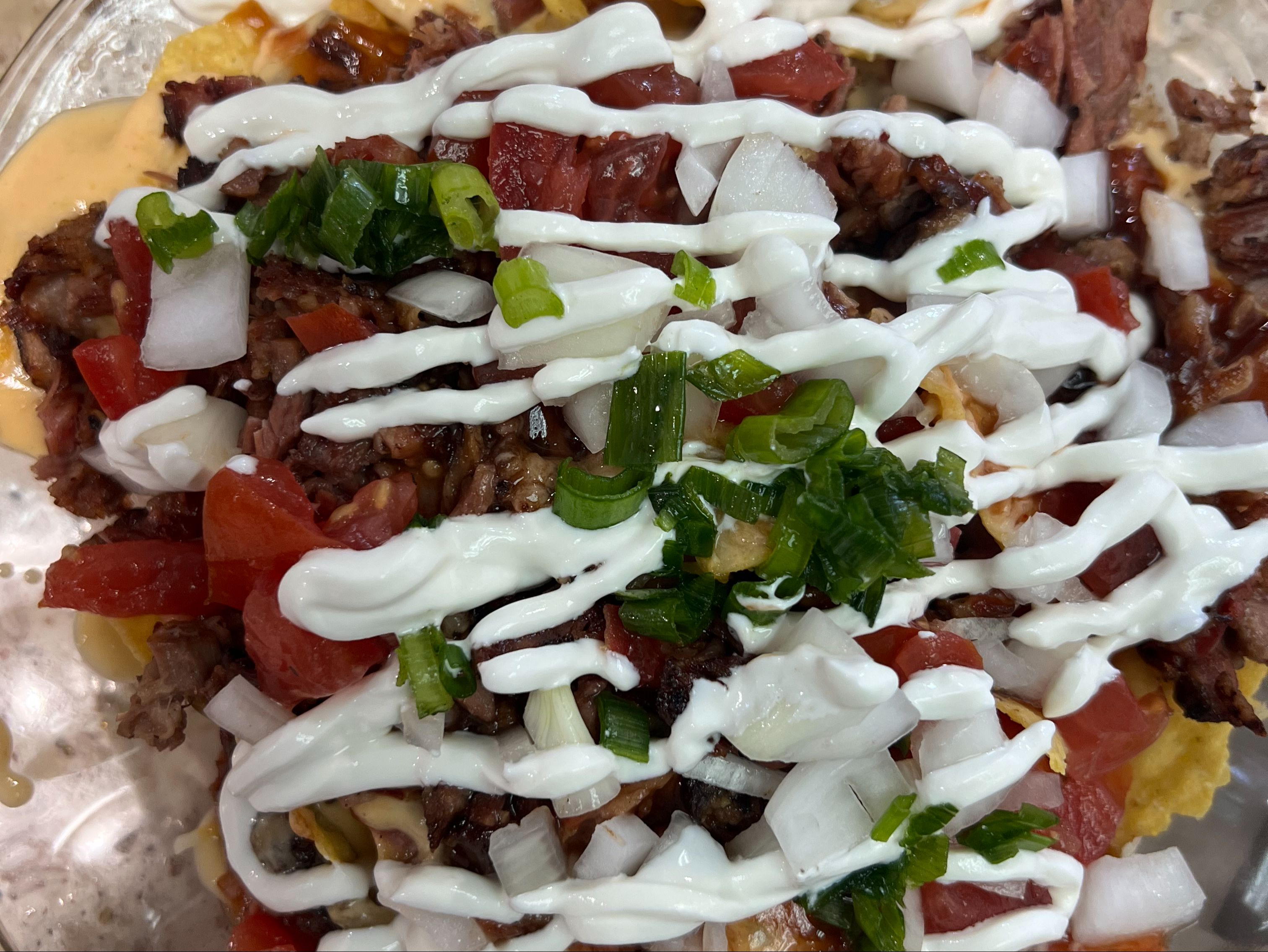 Brisket Nachos Fully Loaded