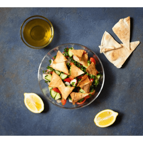 Buffalo Chicken Fattouch Salad