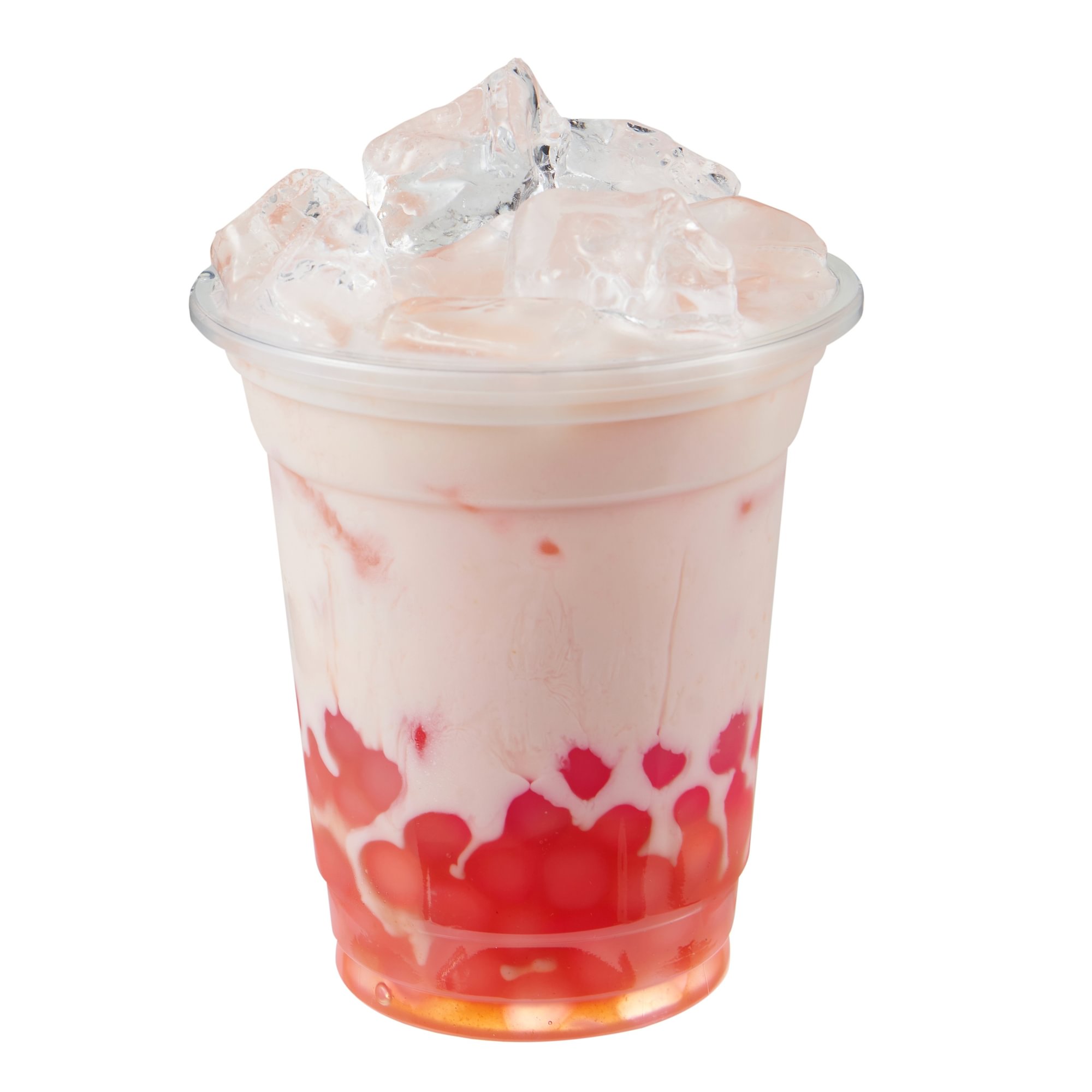 Peach Boba Milk Tea