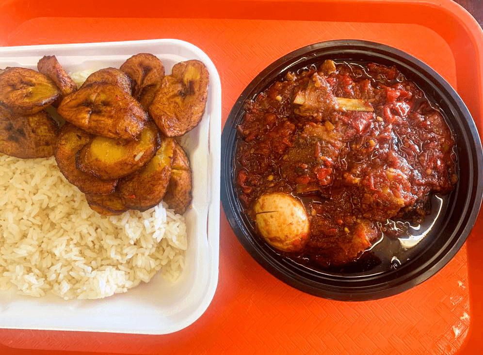 Ofada Rice with Sauce