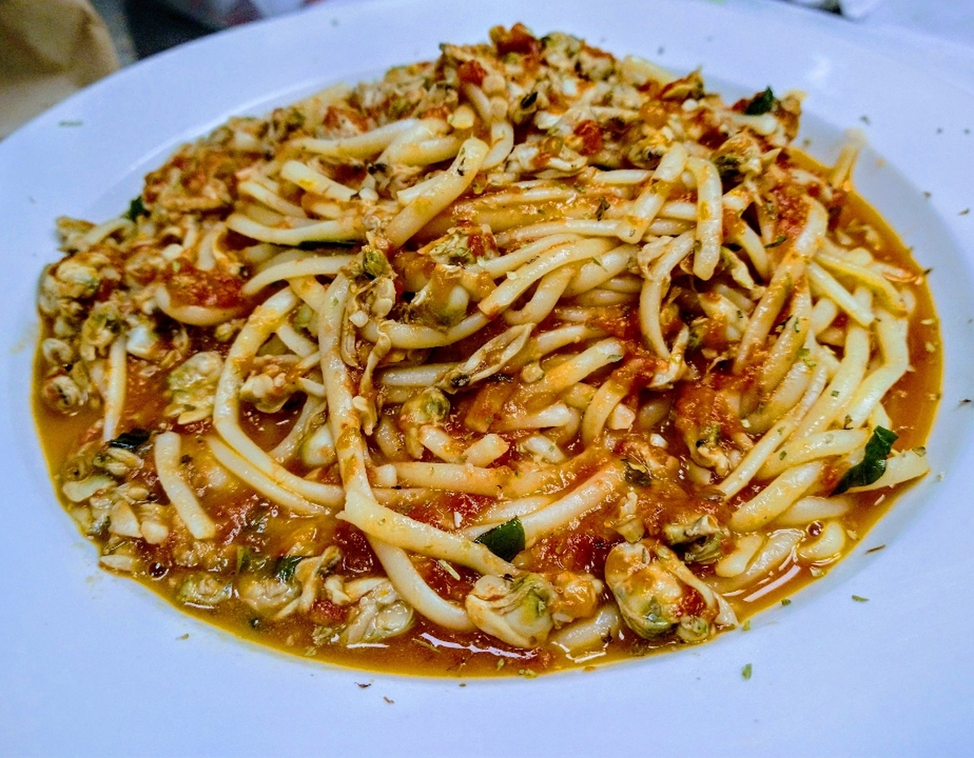 Linguine Red Clam Sauce