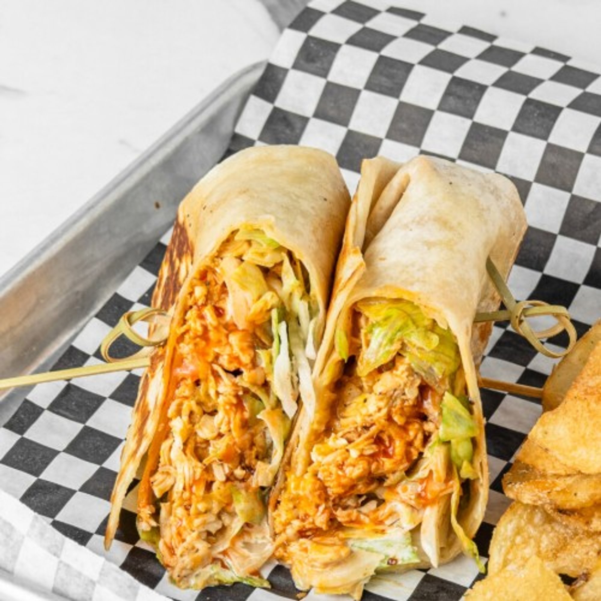 Chicken Buffalo Wrap Basket