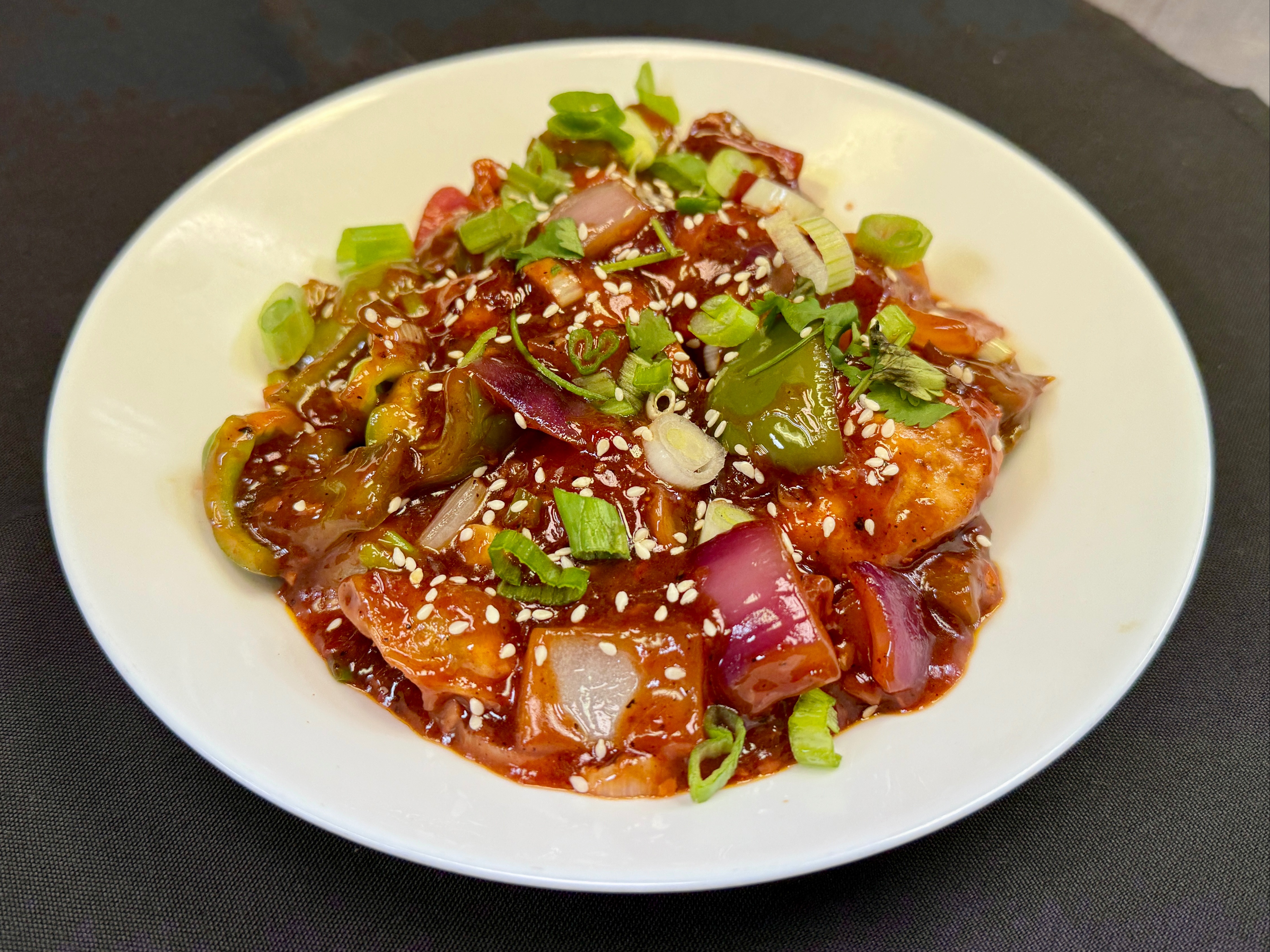 Manchurian Chicken Momos