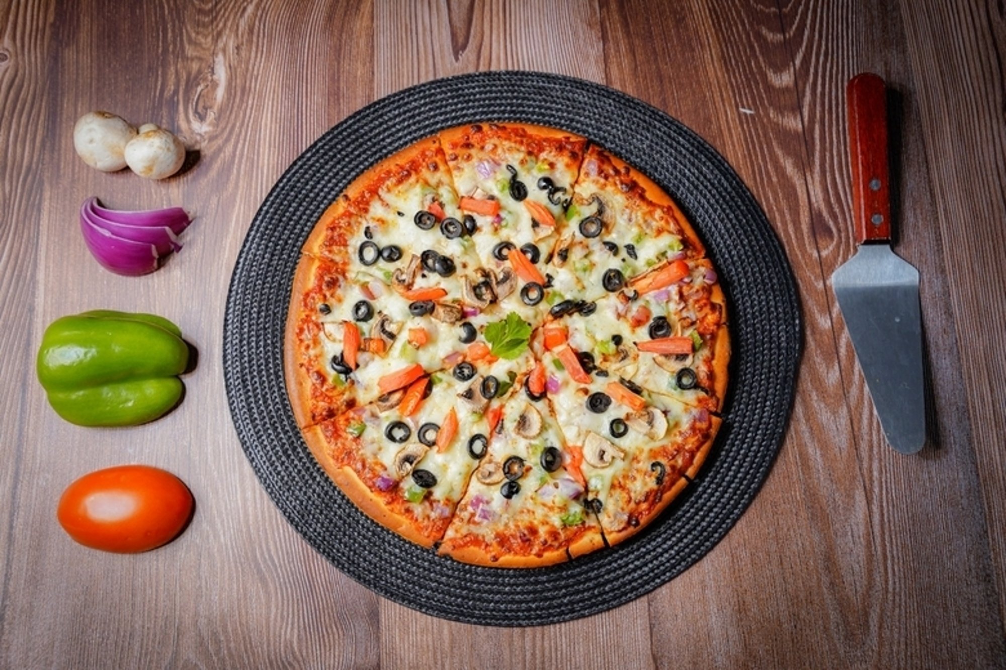 Garden Vegetable Pizza