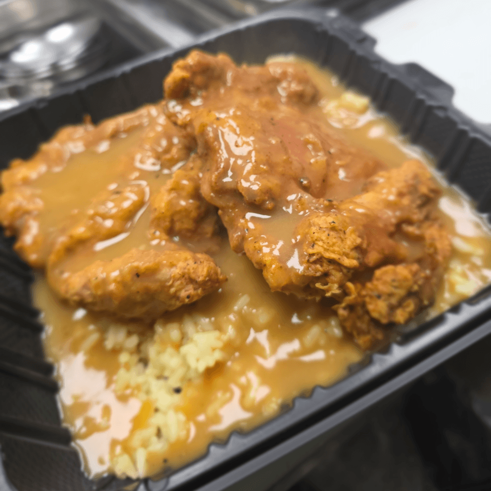 Smothered Chicken Dinner