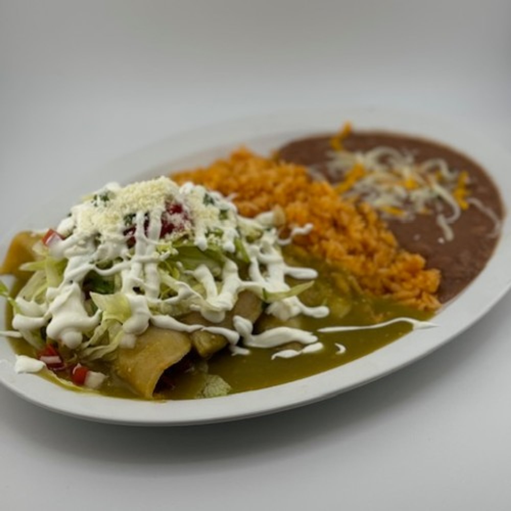 Chicken Enchiladas Plate