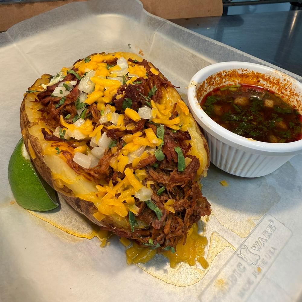 Birria Baked Potato