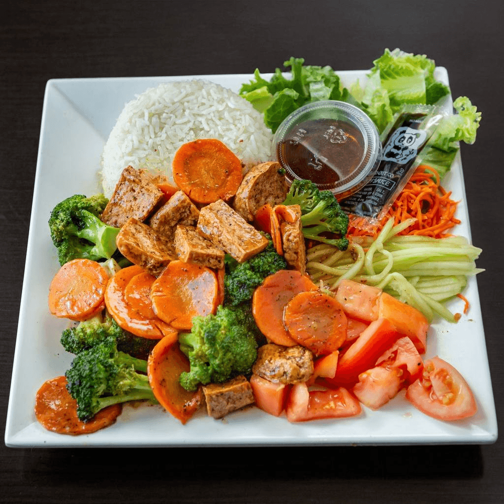 L6. Tofu & Broccoli Stir Fry Plate