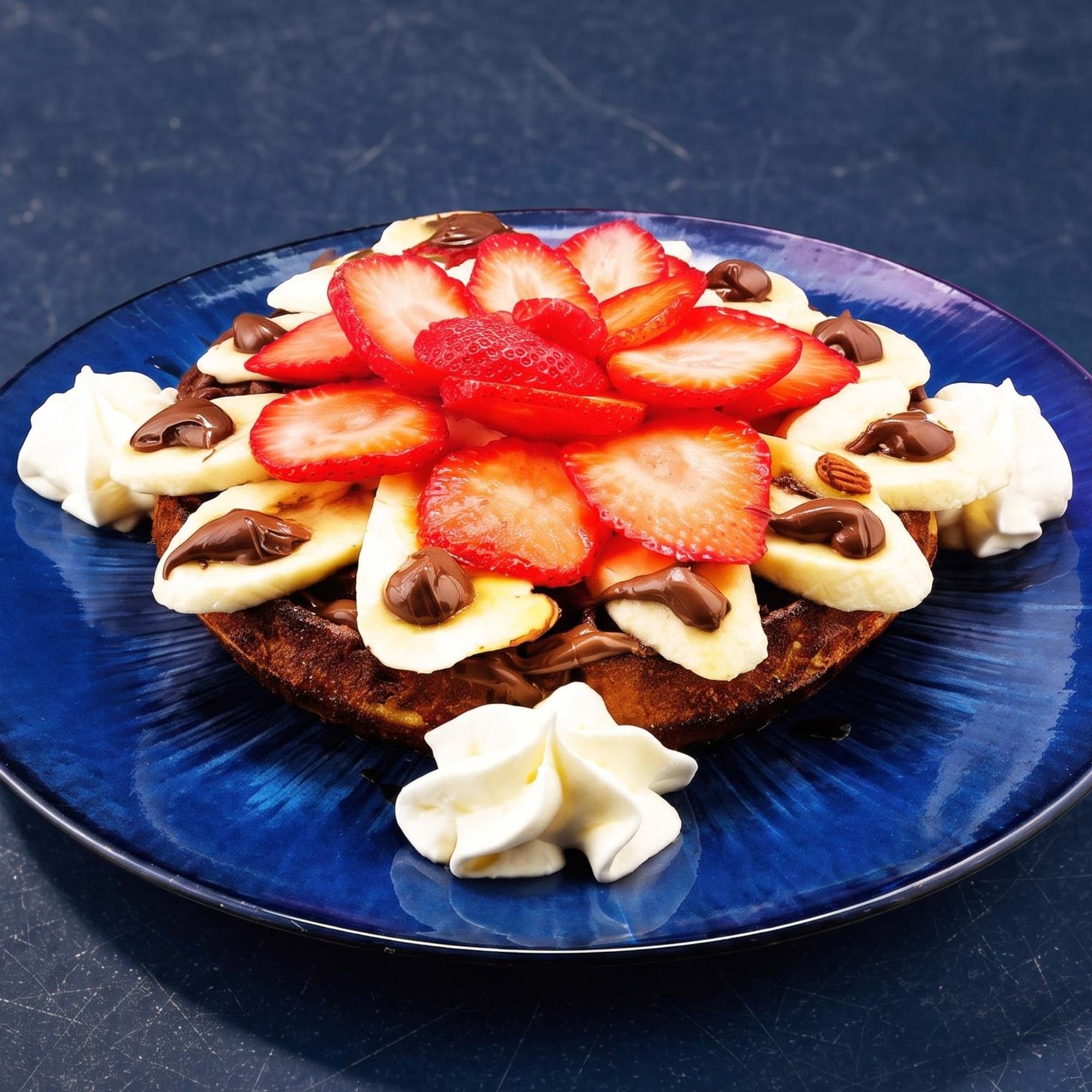 Hazelnut Heaven — Nutella Protein Waffle