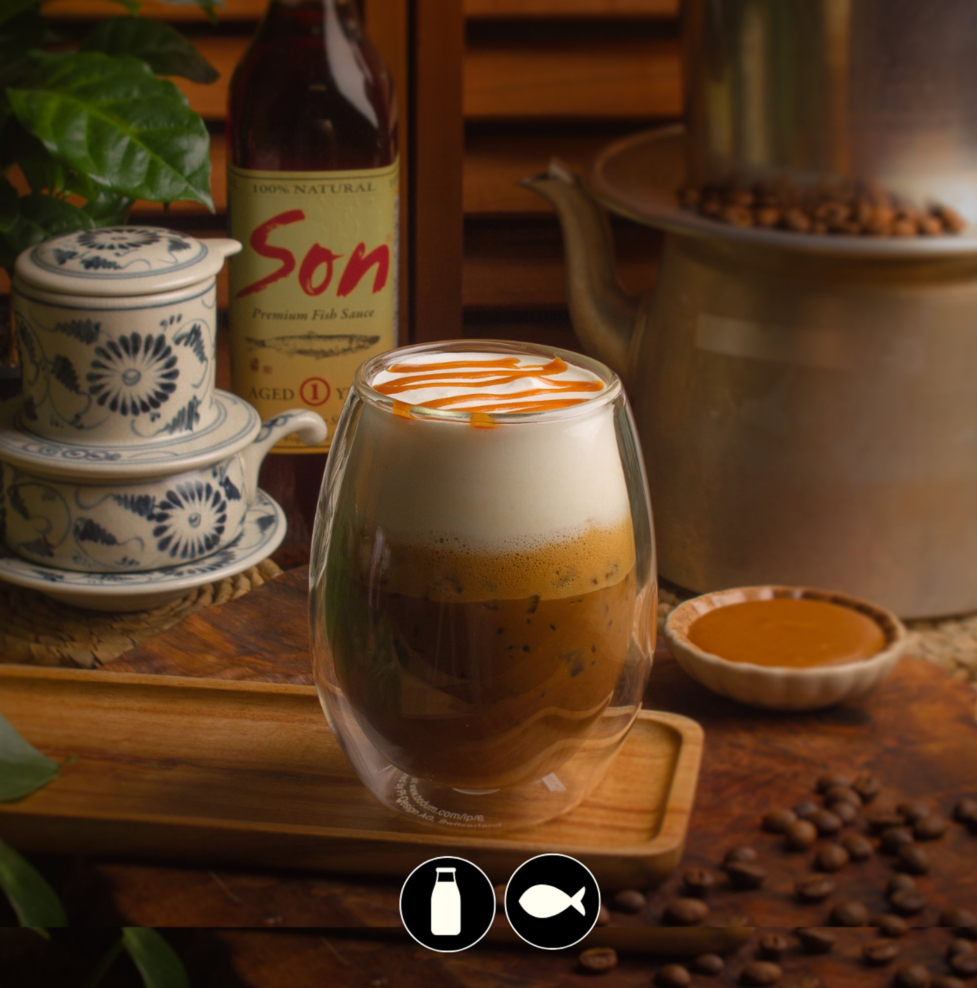 Fish Sauce Caramel Coffee / Cà Phê Nước Mắm