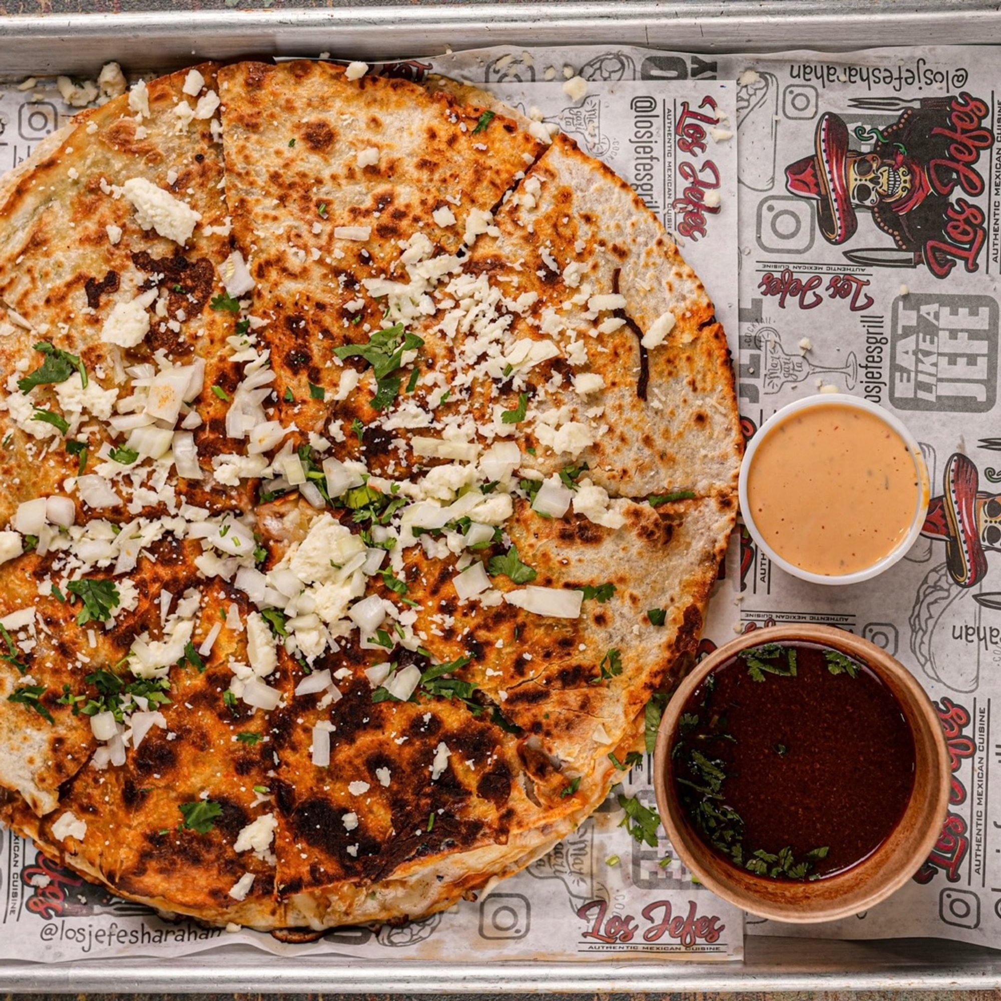 Jefes birria pizza