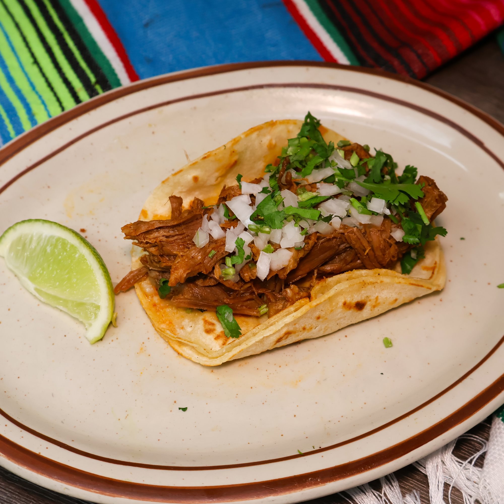Barbacoa Taco | Soft Shredded Beef