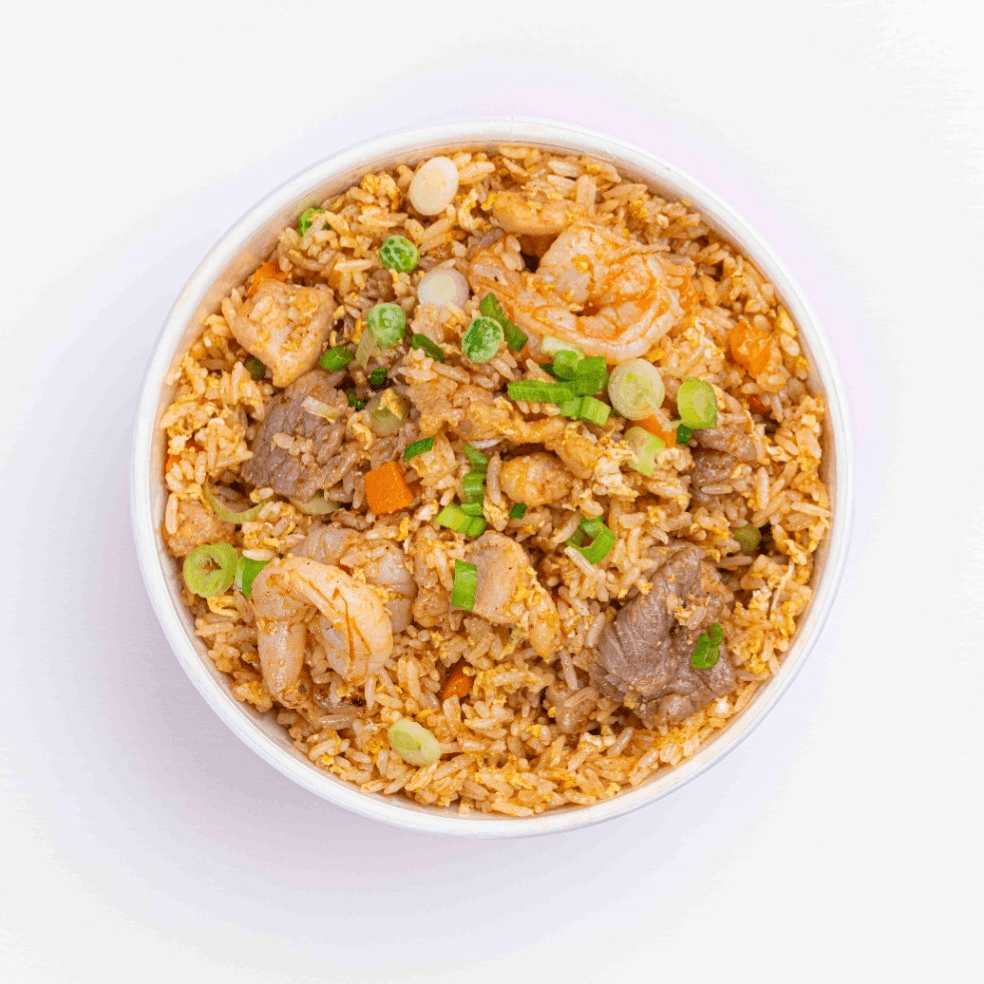 Triple Protein Fried Rice