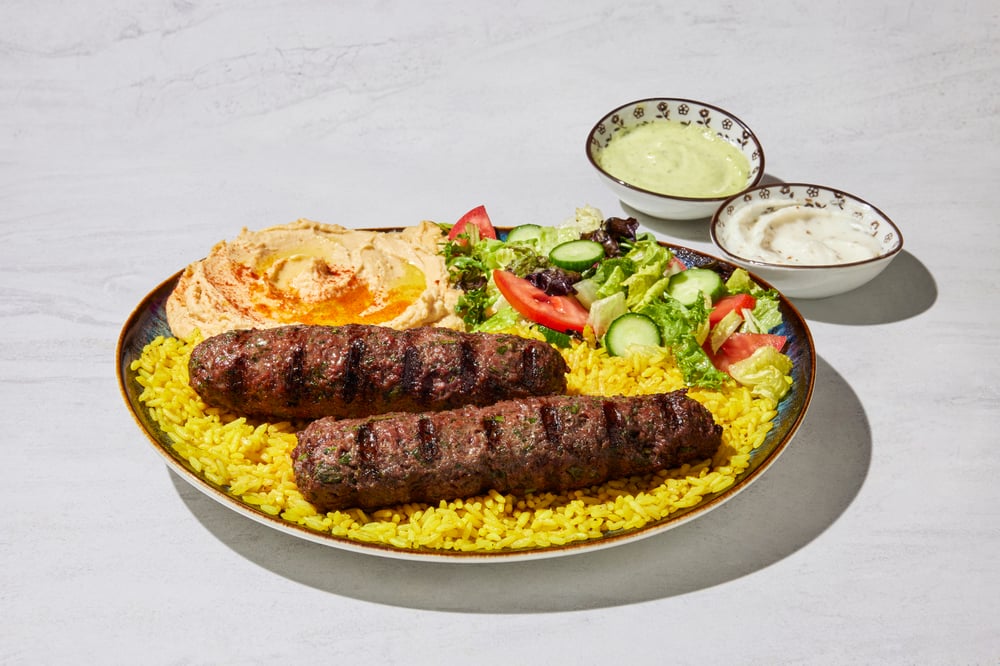 2. Kofta Kabob Plate