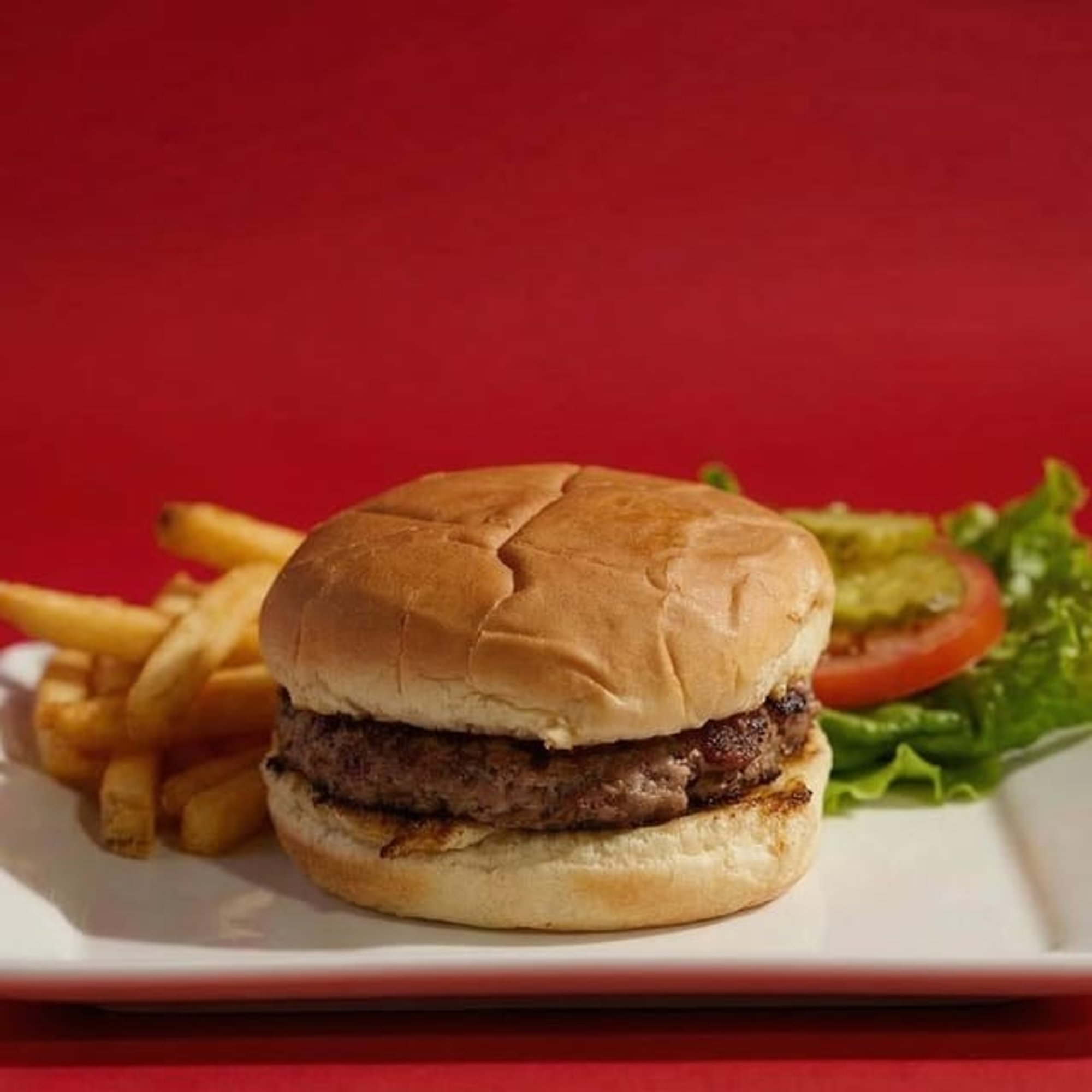 Hamburger and Fries