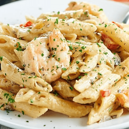 Blackened Shrimp Alfredo