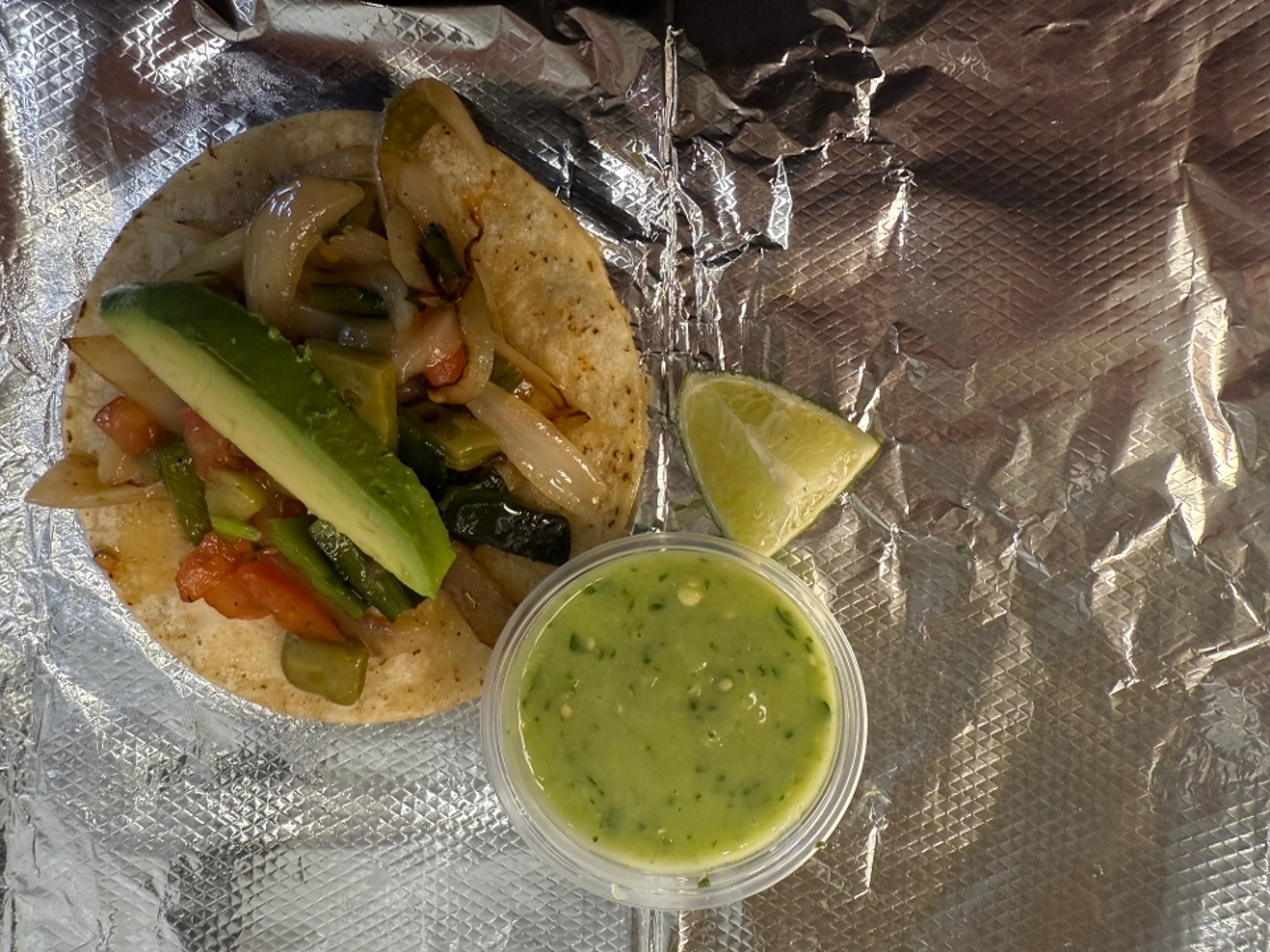 Taco Nopal y Poblano