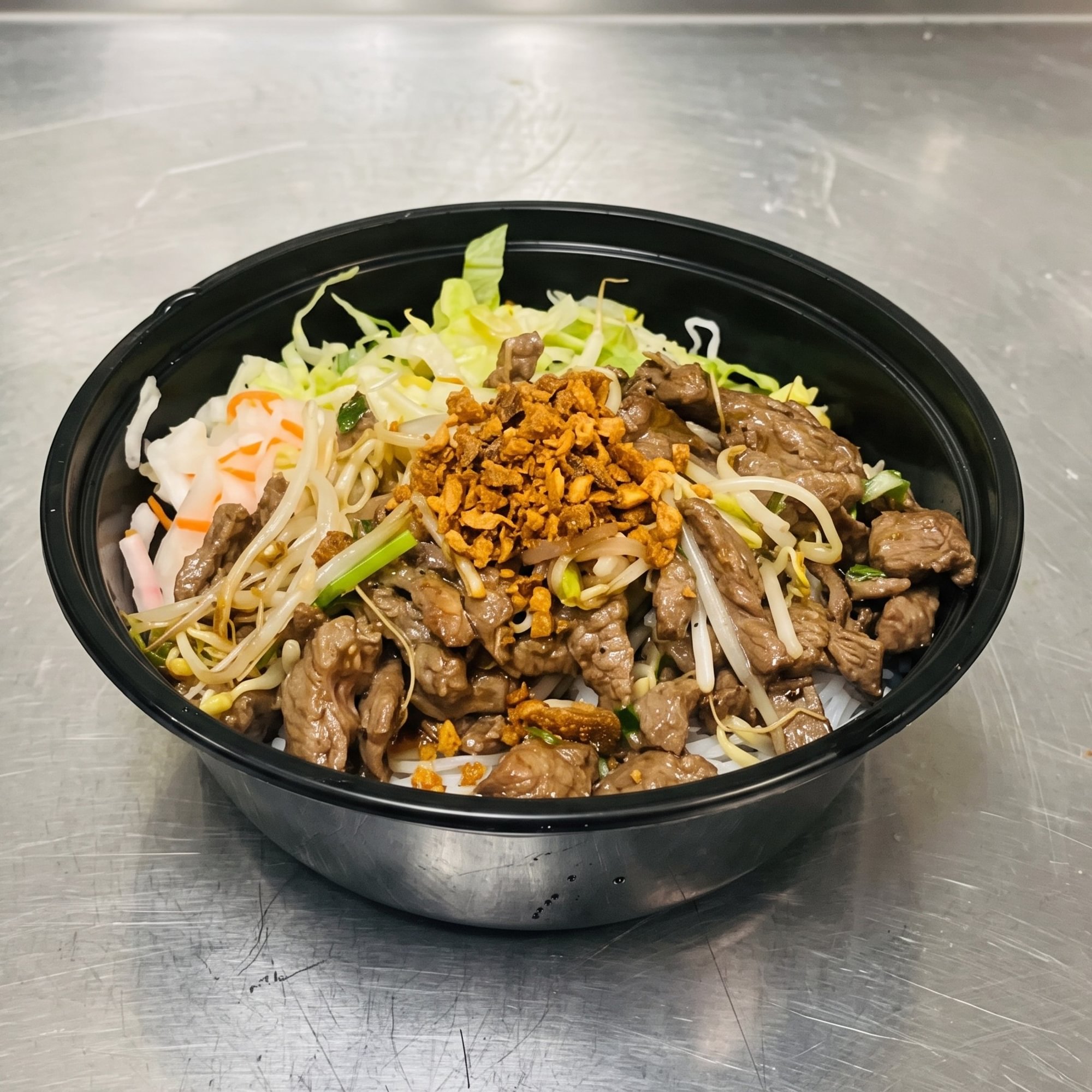 B4. Pan Seared Ribeye Vermicelli