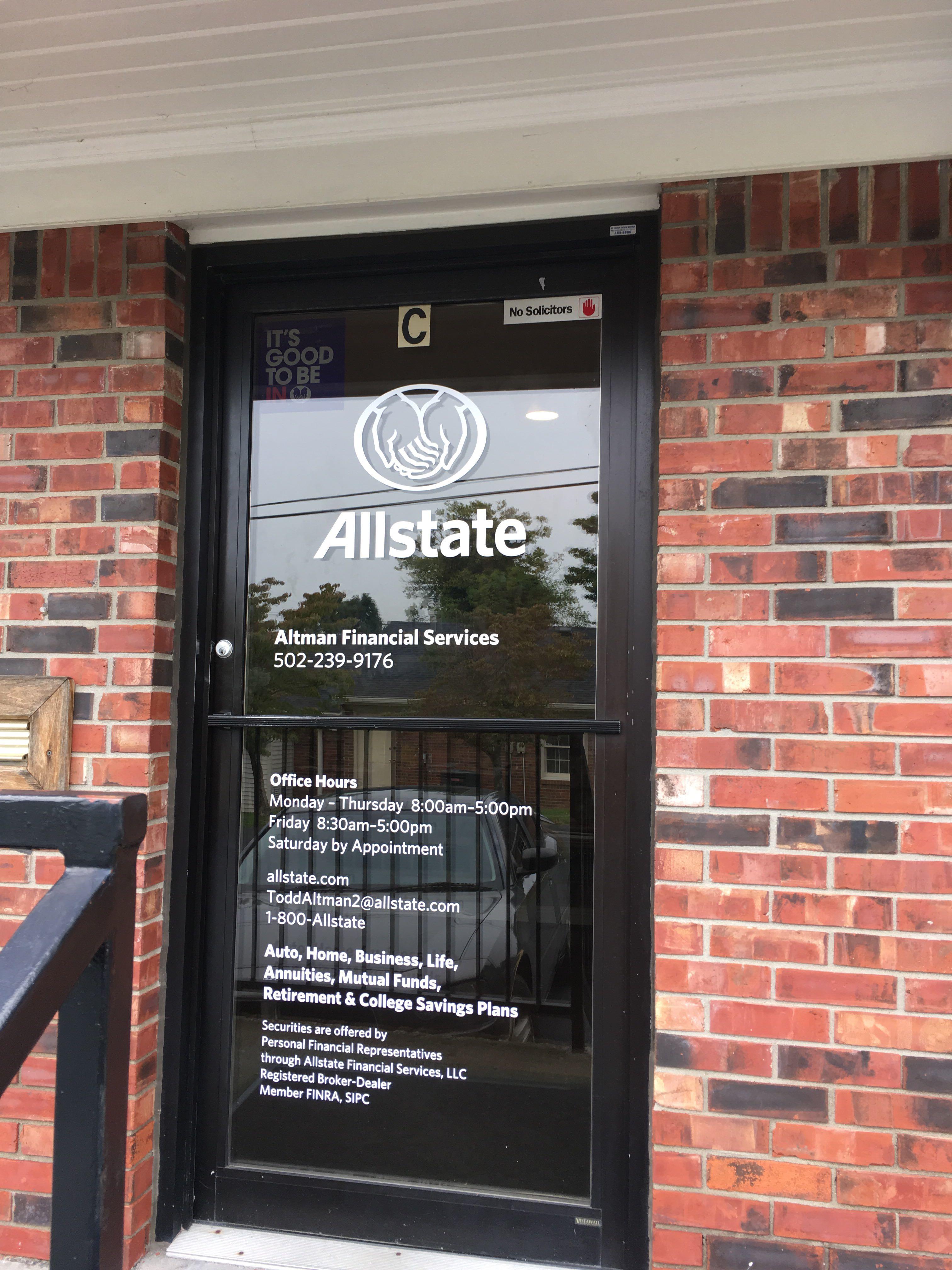 Todd Altman: Allstate Insurance Photo
