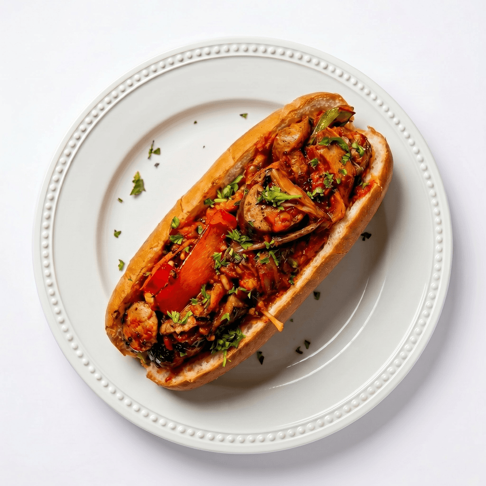 Italian Sausage and Peppers Sandwich