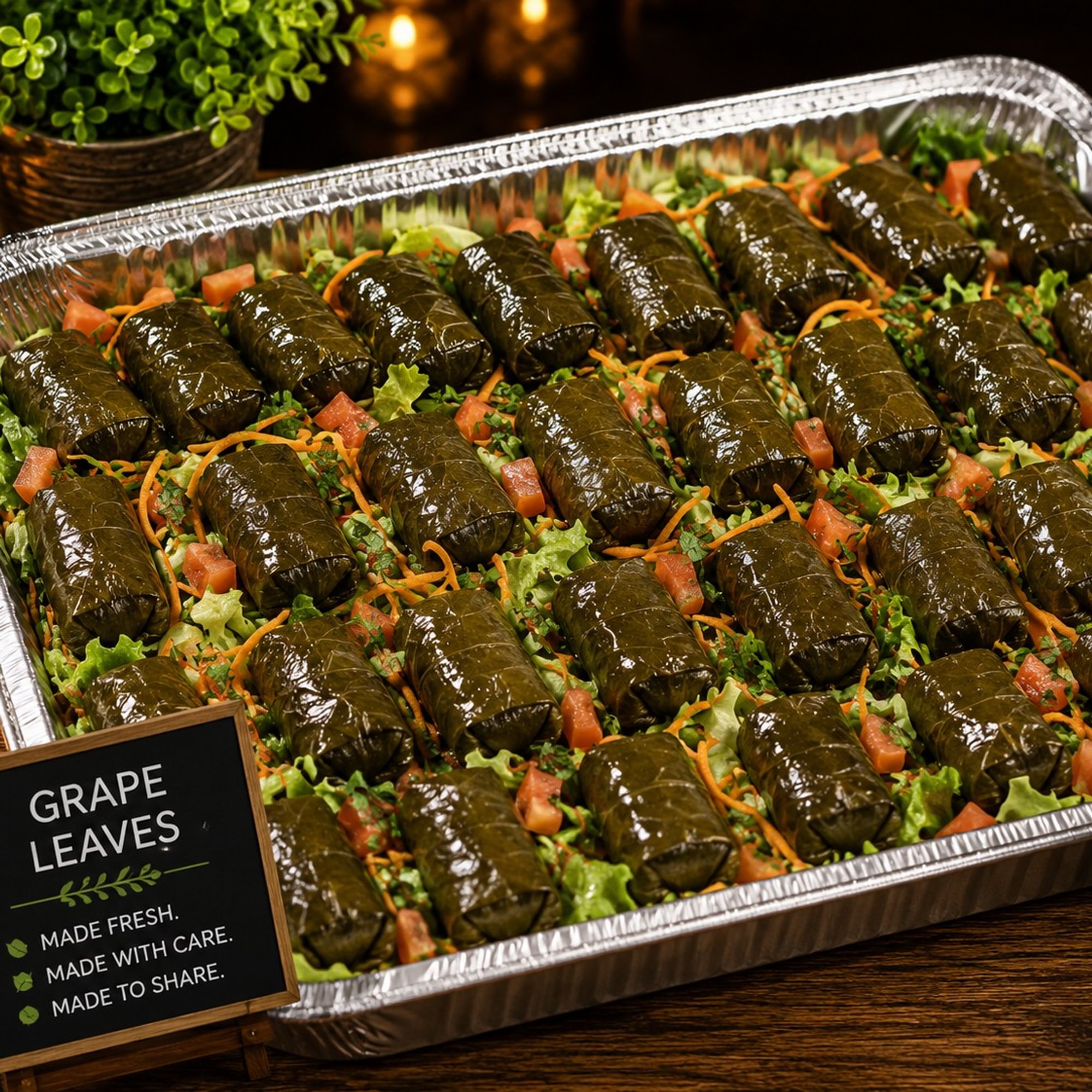 Grape Leaves Tray