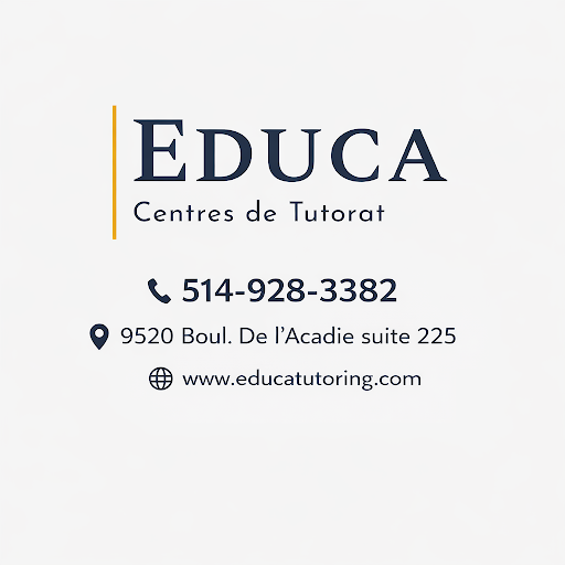 Educa Tutorat Montreal Tutoring
