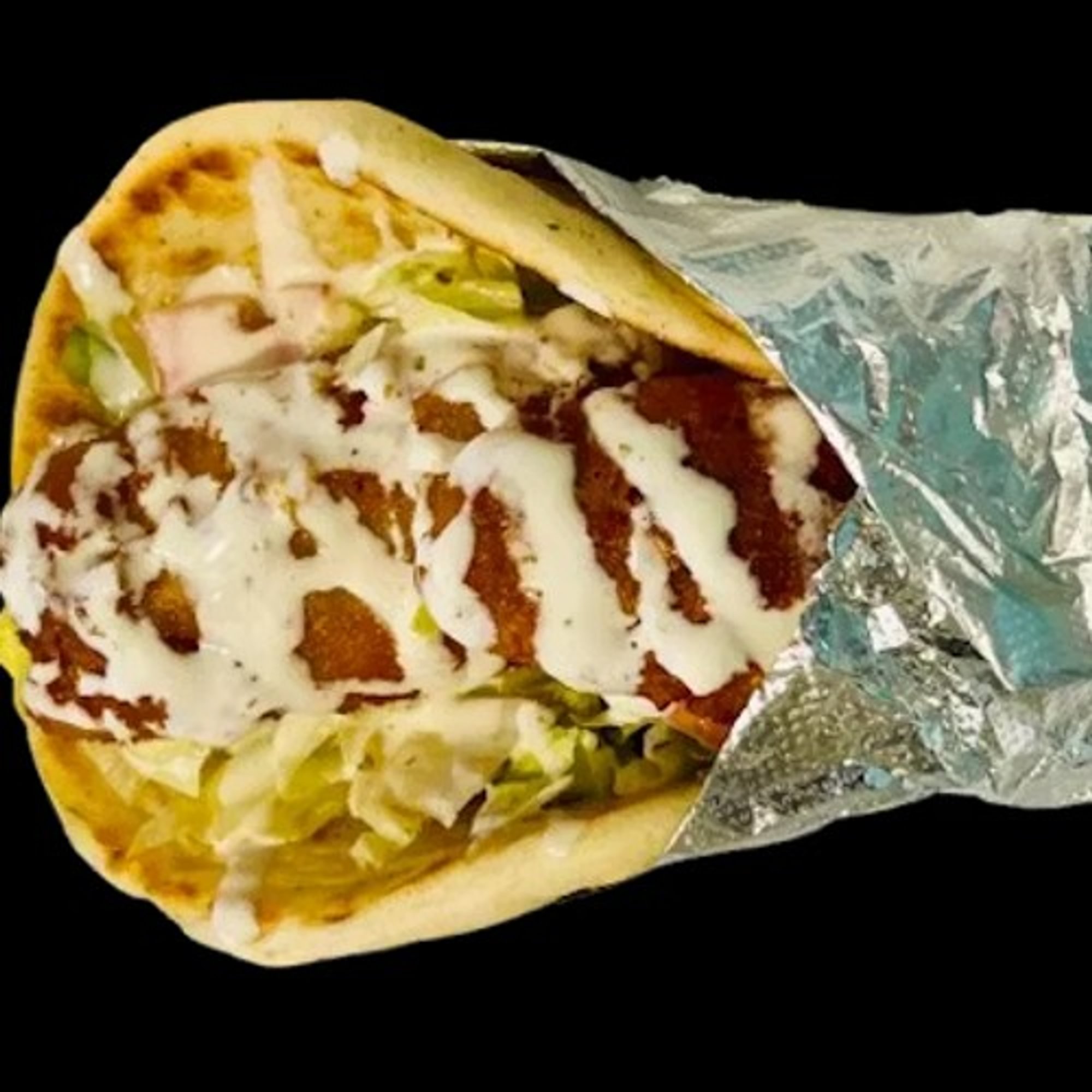 Fried Whiting/Cod Fish Pita