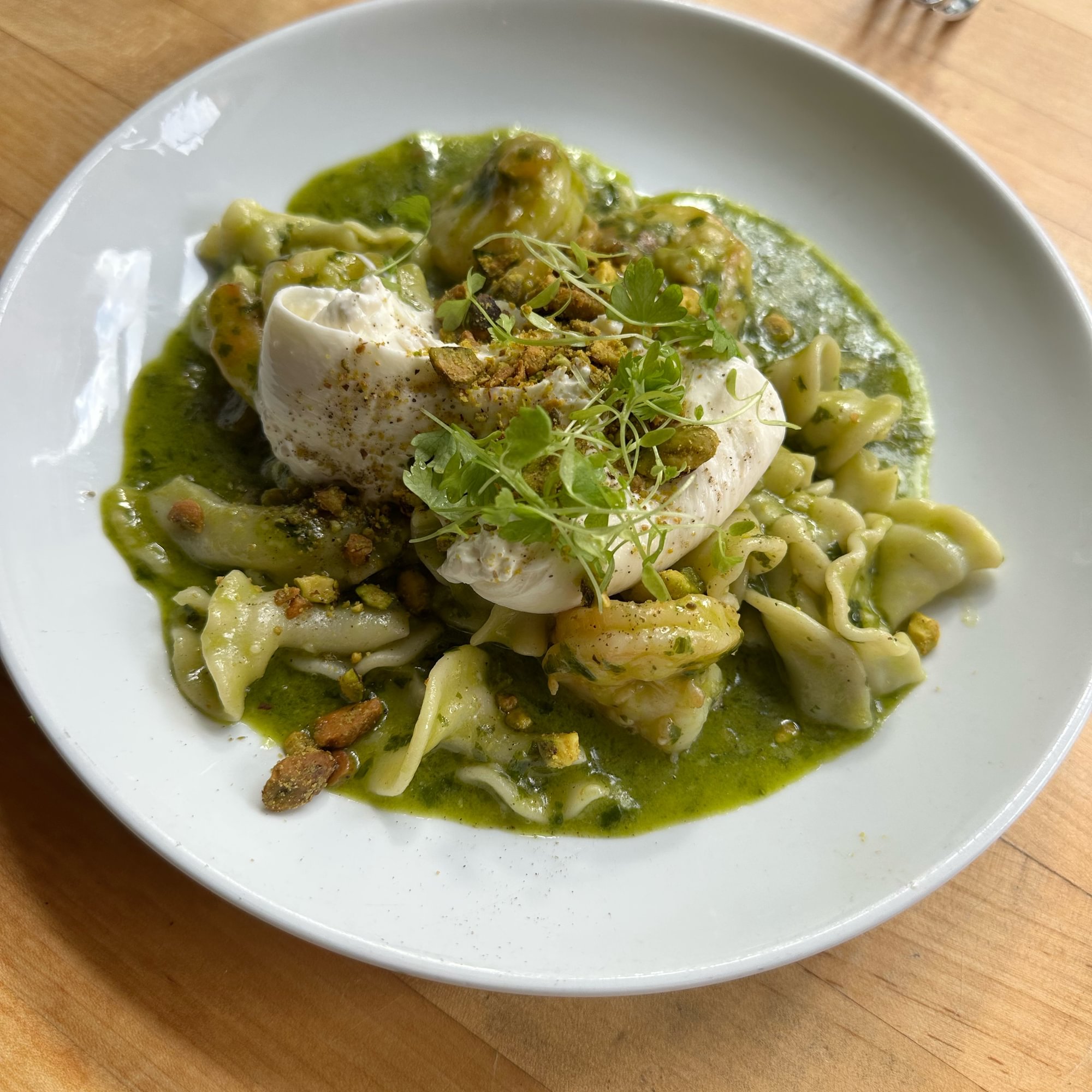Pistachio Pesto Campanelle