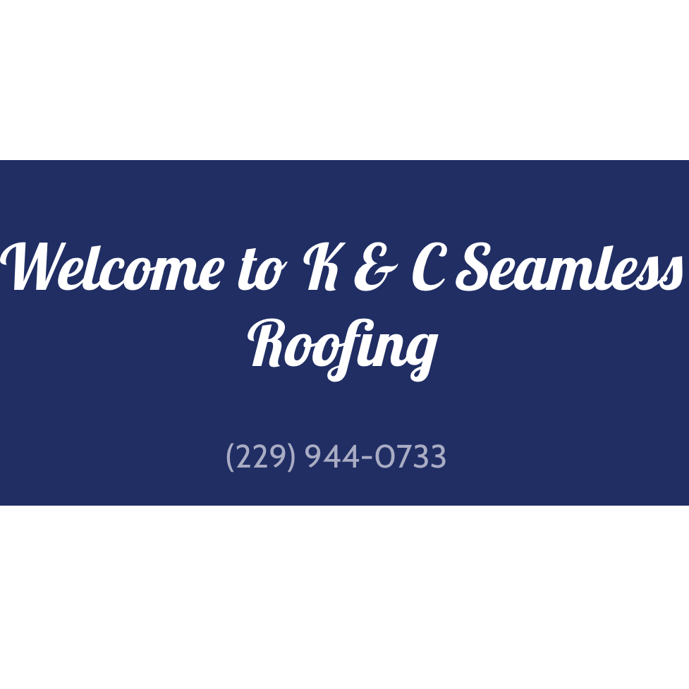K &amp; C Seamless Roofing Logo