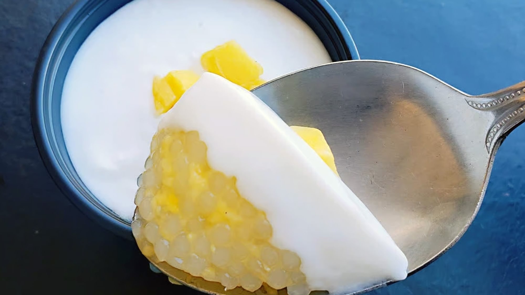 Mango Coconut Pudding
