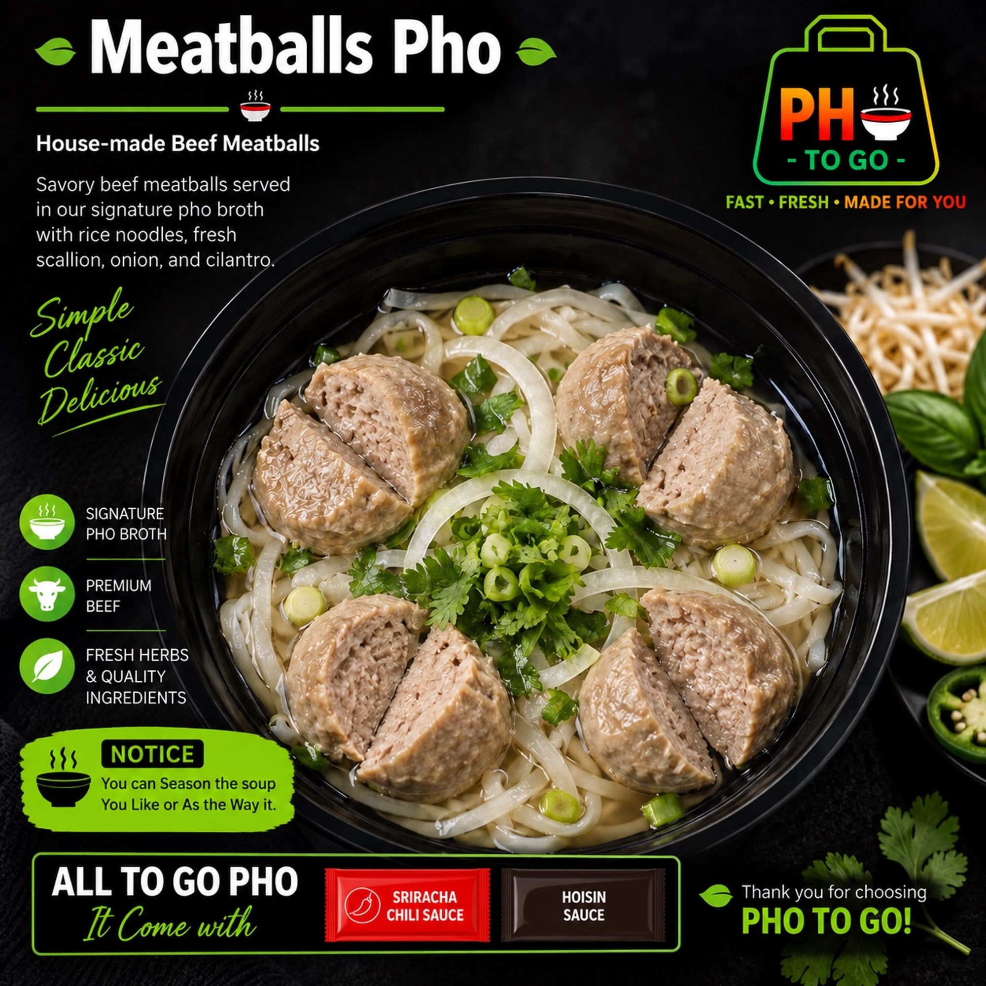 A16: Meatball Pho